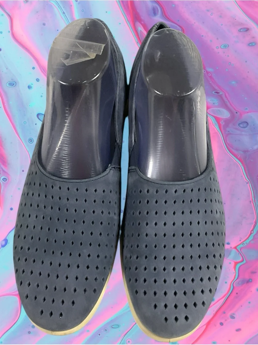 ECCO Felicia Slip-On Women’s Wedge Shoe in Blue EU 40/US 9-9.5